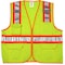 Tingley Two-Tone Hi-Vis Surveyors Vest 2XL/3XL Class 2 , Zipper 8 Pockets, 2 Mic Tab V73852.2X-3X - alternate 1